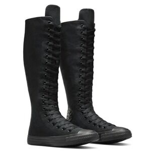 Converse Chuck Taylor All Star Black Boots - Men's 8.5 / Women's 10.5 - NIB